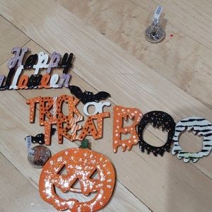 Hand painted Halloween Magnets. Set of 4